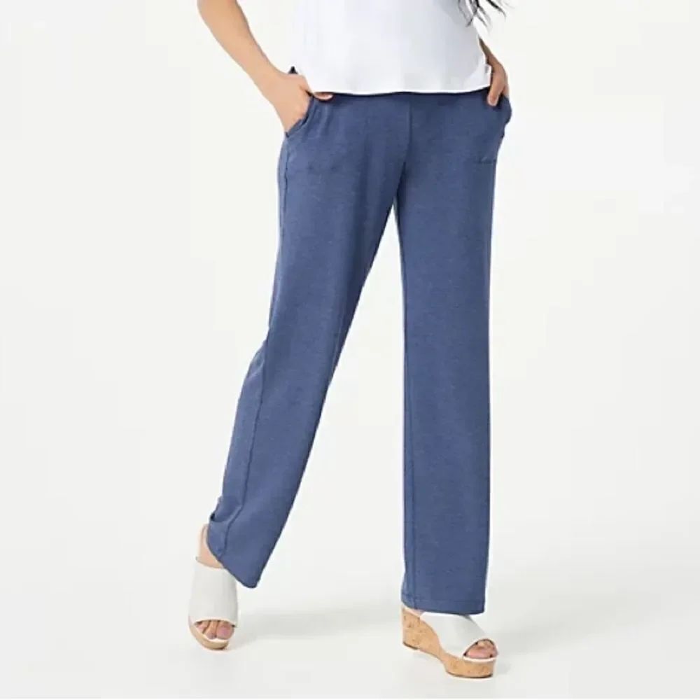 Susan Graver Weekend Jersey Knit Pull-On Pants